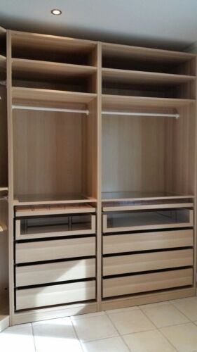 Wood Wardrobe Design, Wardrobe Inside Design, Wardrobe Internal, Wardrobe Internal Design, Wardrobe Ikea, Wardrobe Laminate, Organization Wardrobe, Bedroom Wardrobe Ideas, Wardrobe Laminate Design