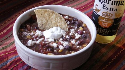 Taco Soup (Paula Deen) Recipe - Food.com Taco Soup Ranch Dressing, Turkey Taco Soup Recipe, Taco Soup Ranch, Crockpot Ground Turkey, Turkey Taco Soup, Celebrity Chef Recipes, Ground Turkey Tacos, Taco Soup Crock Pot, Paula Dean