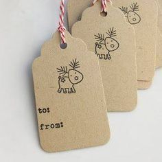 Christmas Gift Tags Diy, Christmas Gift Tags Handmade, Gift Tag Design, Gift Tags Diy, Holiday Tags, Christmas Labels, Christmas Card Crafts, Diy Tags, Handmade Tags