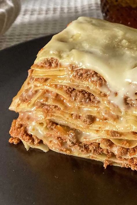 Step Authentic Pasta Recipes Italy, Neopolitan Lasagna, Lasagna Authentic Italian, Lasagna Bolognese Bechamel, Authentic Italian Lasagna Recipe Italy, Traditional Italian Lasagna, Emma Fontanella Recipes, Real Italian Lasagna Recipe, Bolognese Lasagna Recipe