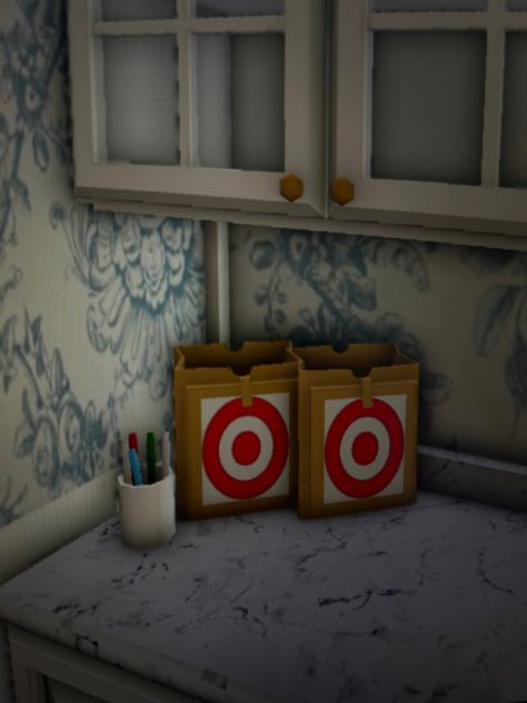 bloxburg Target Bloxburg Decal, Bloxburg Target, Super Target, Target Bags, Diy House Plans, Roblox Ideas, Decal Codes, Bloxburg Decals, Bloxburg Decal Codes