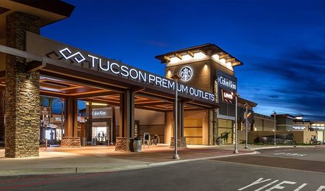 Tucson Restaurants, Mall Facade, Retail Facade, Retail Architecture, Facade Architecture Design, Outlet Mall, Strip Mall, Mall Design, Restaurant Architecture