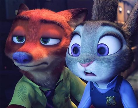 Bunny And Fox Zootopia, Fox And Bunny Zootopia, Bunny Zootopia, Fox Zootopia, Fox And Bunny, Nick And Judy, Nick Wilde, Disney Pixar Movies, Judy Hopps