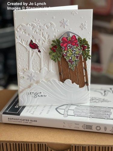 Stampin Up Project, Beautiful Christmas Cards, Homemade Christmas Cards, Luge, Stampin Up Christmas Cards, Stampin Up Catalog, Stampin Up Christmas, Live Today, Christmas Cards To Make