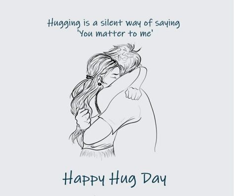 Hugging is a silent way of saying 'You matter to me' Happy Hug Day 😍 Hug Day Gift Ideas For Him, Happy Hug Day Images, Hug Day Quotes, Hug Day Images, Birthday Wishes For A Friend Messages, Beautiful Disney Quotes, Merry Christmas Song, Hug Day, Happy Hug Day