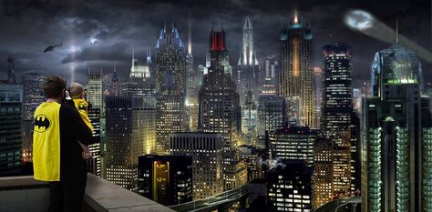 Gotham City Wallpaper, Gotham City Skyline, Scene Aesthetic, Episode Interactive Backgrounds, City Background, Simple Aesthetic, Futuristic City, City Wallpaper, Matte Painting