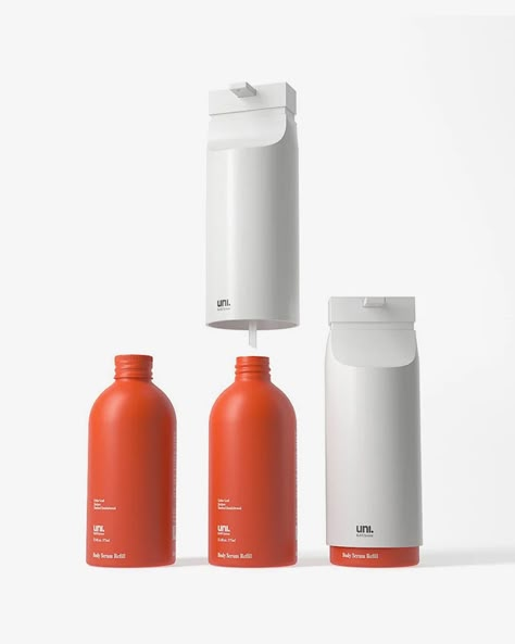 marc atlan, designer behind commes des garçons packaging, launches latest zero-waste line Refill Packaging Design, Refillable Cosmetic Packaging, Reusable Packaging Design, Sustainable Packaging Design, Refillable Packaging, Refill Packaging, Luxury Brand Packaging, Packaging World, Dispenser Design