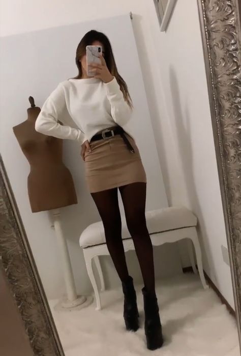 Cute Skirt Outfits, Mode Casual, Mode Inspo, Date Outfits, Professional Outfits, Fall Fashion Outfits, Business Casual Outfits, Winter Fashion Outfits, Office Outfits