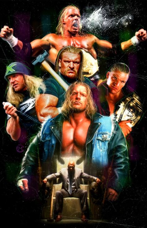 MelColemanArt on Twitter: "Here's to you sir 🍻… " Wwe Triple H, Welcome To The Game, Stephanie Mcmahon, Triple H, King Of Kings, Freelance Artist, The Game, Photo Cards, Wwe