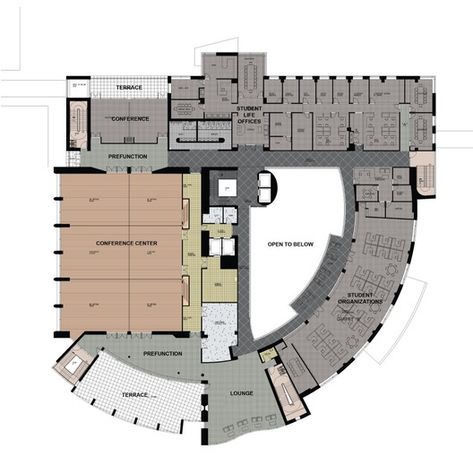 Cleveland State University, University Plan, University Architecture, Architecture Portfolio Design, New Student, Student Center, Public Architecture, Chicago Architecture, Architecture Design Concept