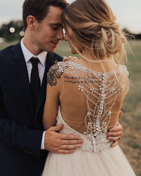 Wedding Dresses Inspiration on Instagram: “What a beautiful back detail!  Dress: @prescottbridal 📷: @hannahnicholsphoto” Loose Bridal Updo, Bohemian Updo Hairstyles, Bohemian Updo, Bohemian Wedding Hair, Boho Style Wedding Dress, Norman Oklahoma, Boho Bridal Hair, Boho Wedding Hair, Bridal Hair Updo