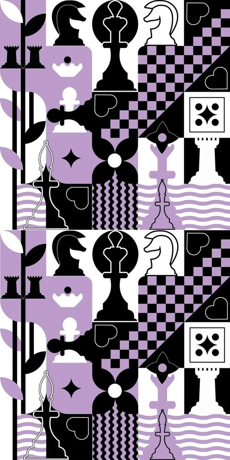 Chess Aesthetic Drawing, Chess Pieces Aesthetic, Chess Art Illustration, Chess Animation, Chess Background, Chess Illustration, Manifesto Poster, Chess Pattern, Chess Art