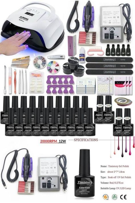 Nail Art Tool Kit, Gel French Manicure, Nail Kits, Nails Care, Nail Tape, Acrylic Nail Kit, Gel Nail Kit, Drill Machine, Nail Drill Machine