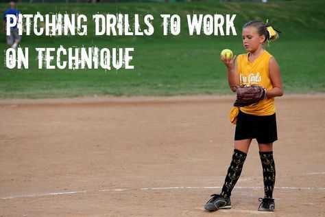 Fastpitch Pitching Drills, Softball Pitching Drills, Pitching Drills, Softball Workouts, Softball Cheers, Youth Softball, Softball Crafts, Softball Drills, Softball Pitching