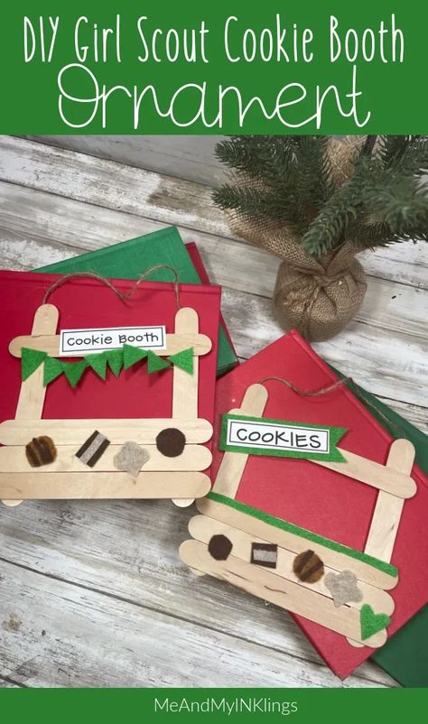 Girl Scout Christmas Party Ideas, Girl Scout Christmas Crafts Easy Diy, Girl Scout Cookie Swaps Ideas, Girl Scout Holiday Party Ideas, Cookie Swaps Girl Scouts, Girl Scouts Christmas Crafts, Girl Scout Christmas Gifts, Girl Scout Christmas Swaps, Girl Scout Holiday Party