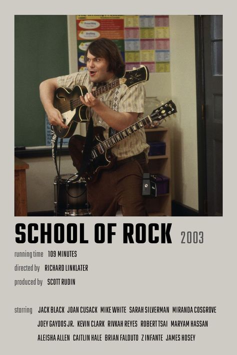 School Of Rock Movie, New Movie Posters, Netflix Movies To Watch, School Of Rock, Poster Boys, Musical Plays, Miranda Cosgrove, Rock Posters, Netflix Movies