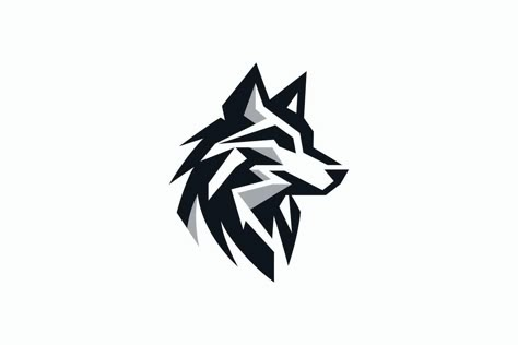 Wolf Logo Design, Wolf Head Logo, Animal Shirt Design, Dynamic Branding, Wolf Symbol, Wolf Emblem, Wolf Icon, Sk Logo, Geometric Wolf Tattoo