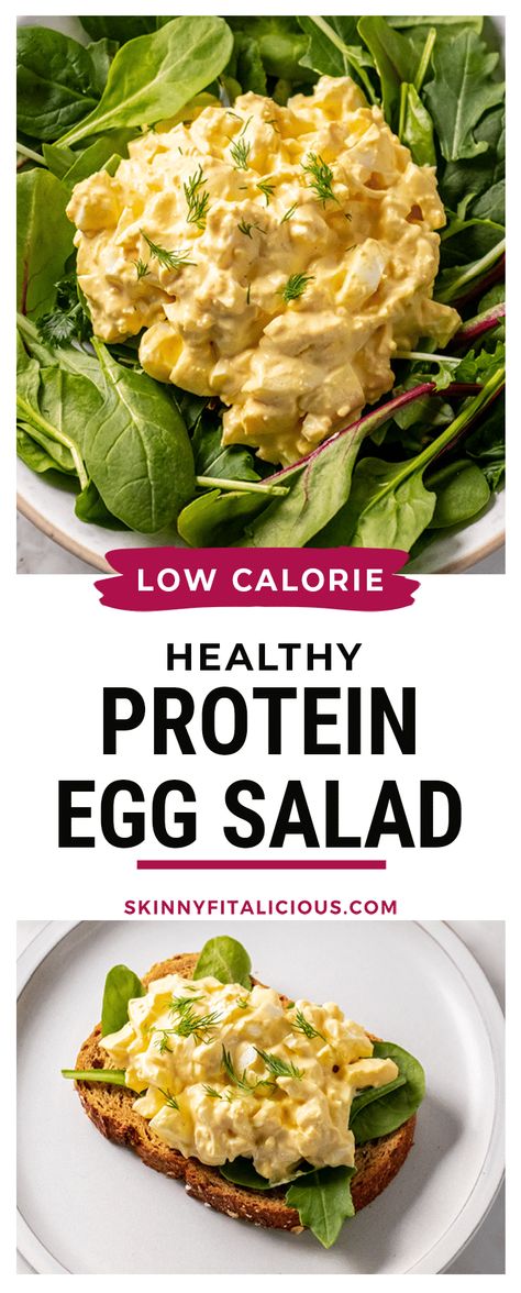 High Protein Breakfast Salad, Easy Low Cal High Protein Lunches, Cold Meal Prep Lunches Low Calorie, Low Calorie Recipes With Egg Whites, Low Carb And Calorie Breakfast, Low Carb High Protein Salad Recipes, Egg Salad Recipe High Protein, Low Cal High Protein Salad, High Protein Low Carb Low Calorie Recipes