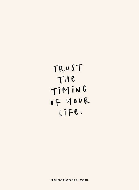 Trust the timing of your life - Short Inspirational Quotes #quotes #inspirationalquotes // short inspirational quotes, quotes about life, short quotes Beauty Quotes Inspirational, A Beautiful Life, Short Inspirational Quotes, Quotes About Life, Motivational Quotes For Life, Daily Motivational Quotes, Self Love Quotes, Quotes Quotes, Inspiring Quotes About Life