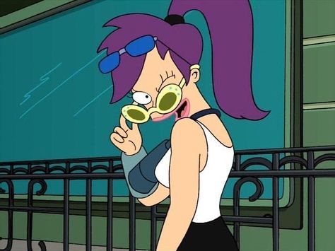 Leela Futurama, Futurama Characters, Awesome Drawing, Blue Sky Studios, Two Eyes, Matt Groening, Roy Orbison, 90s Cartoons, The Cartoon