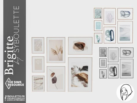 Sims 4 Cc Pictures Decoration, Sims 4 Pictures Cc, 4 Picture Frame, Sims 4 Kitchen, Sims 4 Tsr, Mod Furniture, Cc Furniture, Sims 4 Bedroom, Sims 4 Expansions