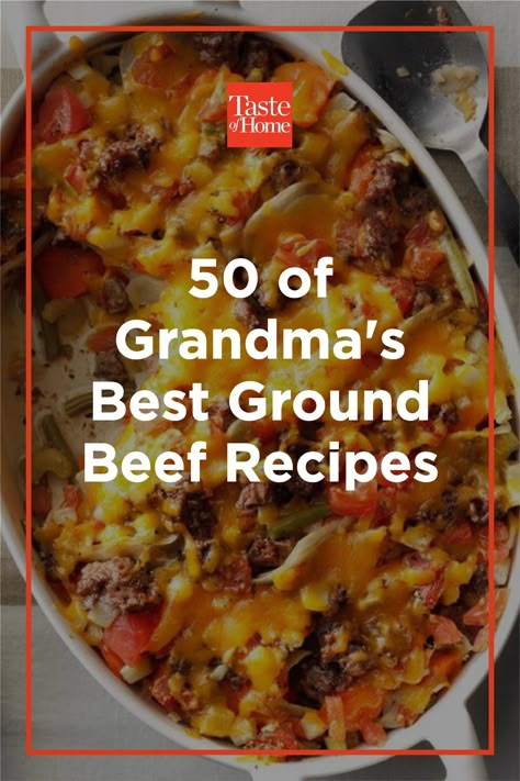 Beef Recipes Easy Dinners, Best Ground Beef Recipes, Hamburger Dishes, Ground Beef Casserole Recipes, Meat Recipes For Dinner, Ground Beef Recipes Healthy, Ground Meat Recipes, Ground Beef Dishes, Hamburger Meat Recipes