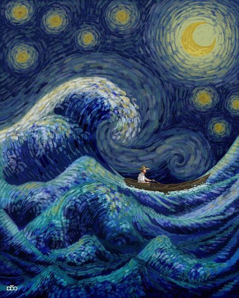 Van Gogh Fan Illustrates the Dutch Artist's Life With Colorful Comics Van Gogh, Van, Stars, On Instagram, Instagram, Art