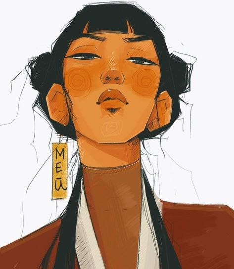 Female Facial Expressions, Portraits Art, Portrait Cartoon, Arte Inspo, Cute Art Styles, Aang, Facial Expressions, Sketchbook Art Inspiration, Art Studies