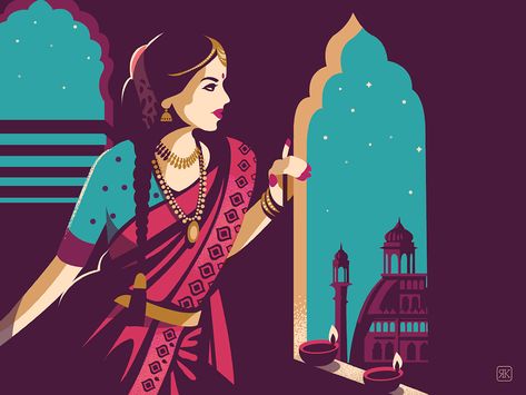 Tamil Pop Art, Duotone Illustration, India Illustration, Gfx Design, Indian Illustration, Vantage Point, Daily Ui, Illustration Art Girl, Indian Folk Art