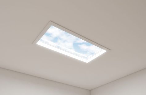 TeucerLUX 2 60*60 Artificial Skylight - Teucer LED Artificial Skylight, Lighting Pattern, St Vincent, Circadian Rhythm, White Clouds, Cloudy Day, Lighting Solutions, Home Lighting, Wall Paneling