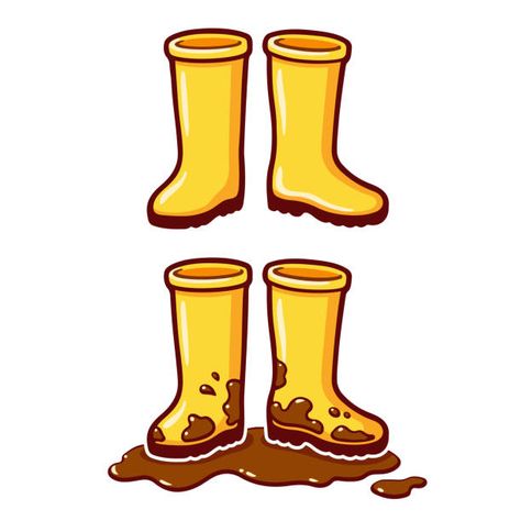 Fall Rain Boots, Gum Boots, Peppa Pig Birthday Party Decorations, Gum Boot, Yellow Rain Boots, Art Boots, Mud Puddle, Warhol Art, Daisy Tattoo