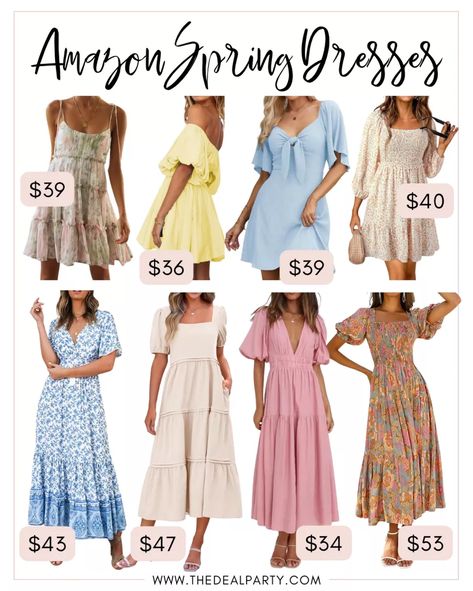 Snag these Amazon summer dresses for your next shower, brunch, or date night! Whether you're looking for an Amazon vacation dress or just a casual weekend dress for spring, these are some of my favorites. Bohemian Outfits Women, Amazon Summer Dresses, Bohemian Outfits, Amazon Outfits, Weekend Dresses, Vacation Dress, Dress For Spring, Casual Weekend, Vacation Dresses