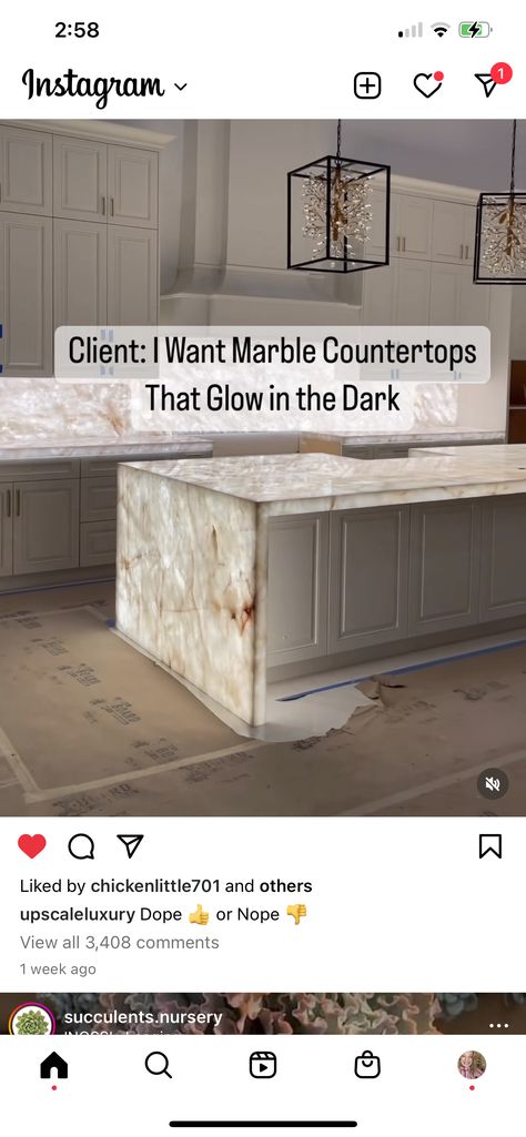 Glow In The Dark Marble Countertops, Glow In The Dark Countertops, Light Up Marble Countertops, Glow Countertops, Light Up Countertop Marble, Glowing Countertop, Dark Marble Countertops, Dark Countertops, Kitchens Design