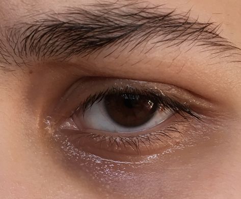 Eyes Watching You, Human Eye Reference, Eye Reference Male, Baggy Eyes Aesthetic, Teary Eyes Reference, Eyes Reference Photography, Cute Smile Aesthetic, Eye Reference Photo, Teary Eye