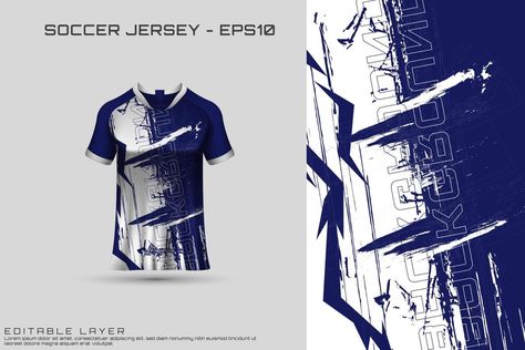 Sports jersey and t-shirt template sports jersey design vector mockup. Jersey Layout Design, Jersey Layout, Tarpaulin Design, T Shirt Template, Blue Thunder, Design Jersey, Sports Jersey Design, Shirt Template, Poster Background