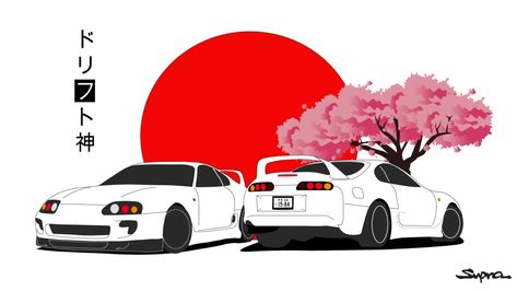 #supra #jdm #japanesecars #cars #toyota Supra Mk4 Artwork, Supra Wallpaper Pc, Jdm Art Wallpaper, Supra Tattoo, Supra Artwork, Supra Cartoon, Supra Mk4 Drawing, Toyota Supra Drawing, Supra Drawing