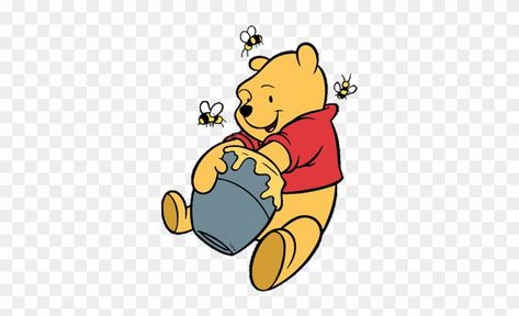 Winnie The Pooh Pot, Pooh Bear Honey Pot, Cartoon Pooh Bear, Beehive Pictures, Honey Business, Jar Clipart, Winnie The Pooh Drawing, Piglet Winnie The Pooh, The Honey Pot