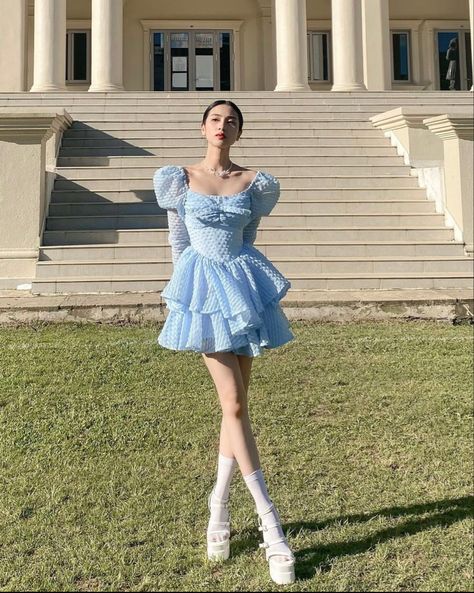 Blue Princess Outfit, Cinderella Inspired Dress Short, Cinderella Costume Women, Cinderella Inspired Outfit, Cinderella Inspired Dress, Harmony Tattoo, Cinderella Halloween Costume, Disney Princess Inspired Outfits, Cinderella Outfit