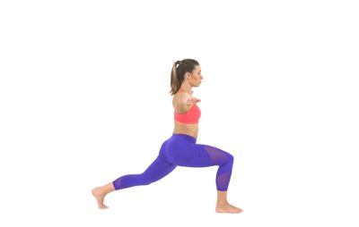 Lunge and Twist Lunge Twist, Hamstring Stretches, Dynamic Stretching, Hamstring Stretch, Get Moving, Workout Gear, You've Been, Be Perfect, Stretching