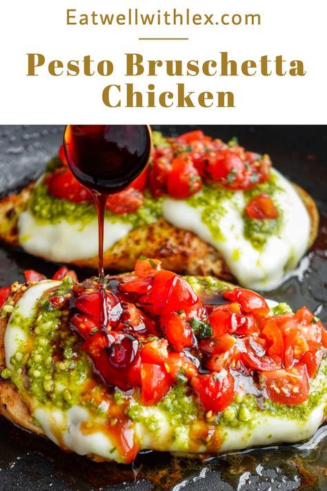 Best Healthy Recipes Dinner, Pesto Chicken With Sundried Tomatoes, Bruschetta Chicken With Pesto, Artichoke Bruschetta Chicken, Grilled Chicken With Burrata, Recipes Using Bruschetta, Tasty Healthy Dinner Recipes, Light Delicious Dinner, Pesto Chicken Dinner Ideas