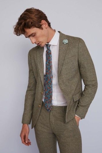 Wedding Clothes For Men, Sage Green Suit, Green Wool Suit, Unique Mens Wedding Suits, Groom Suit Tweed, Green Wedding Suit, Herringbone Suit, Wedding Parties Colors, Party Colors