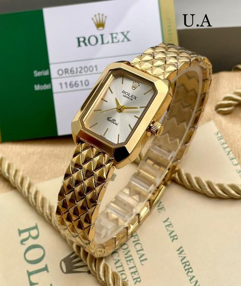 Women's watch watch set Women Watches Classy Elegant Rolex, Rolex Vintage Ladies, Rolex Watches Women Gold, Rolex Watches Women Classy, Chain Watches Women, Designer Jewelry High End, Ladies Watches Classy Elegant, Chain Watches For Ladies, Women Rolex Watches