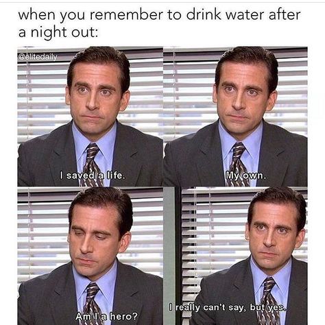 Not all heroes wear capes Best Office Quotes, Best Michael Scott Quotes, Best Of The Office, The Office Quotes, The Office Memes, Michael Scott Quotes, Office Jokes, The Office Show, Best Funny Photos