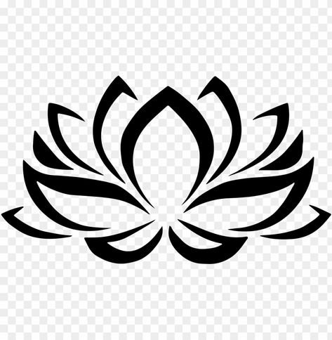 Lotus Flower Silhouette, Cartoon Lotus Flower, Lotus Flower Clipart, Lotus Vector Design, Lotus Art Design, Lotus Black And White, Lotus Flower Black And White, Flower Clipart Black And White, Lotus Flower Png