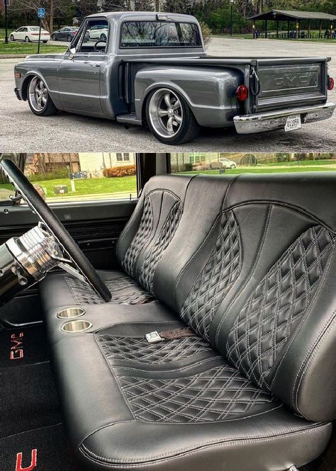 Best Pickup Truck, Pickup Trucks For Sale, 72 Chevy Truck, Trucks Ford, Custom Car Interior, C10 Chevy Truck, Custom Pickup Trucks, Custom Chevy Trucks, Classic Ford Trucks