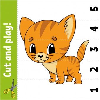 Cut and play. | Premium Vector Kids Game, Education Organization, Education Motivation, Education Quotes For Teachers, Game For Kids, Education Kindergarten, Learning Numbers, Kids Activity, Education English