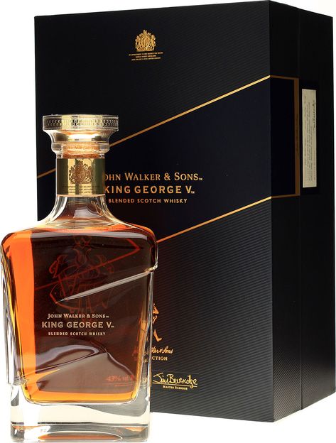 Johnnie Walker Blue, Blended Whisky, King George V, Blended Scotch Whisky, Johnnie Walker, King George, Bar Drinks, Scotch Whisky, Luxury Gifts