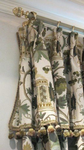 Curtains With Valance, French Hardware, Drapery Treatments, Cottage Curtains, Best Curtains, Drapery Designs, Curtains And Draperies, Kitchen Window Treatments, Cool Curtains