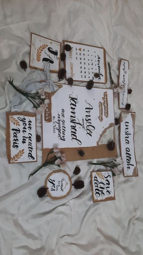 Handmade Save The Date Cards Diy, How To Make Save The Date Cards, Save The Date Handmade Cards, Save The Date Ideas Handmade, Date Fixing Card Ideas Pakistani, Handmade Save The Date Cards, Handmade Save The Date, Diy Invitation Card, Save The Date Video