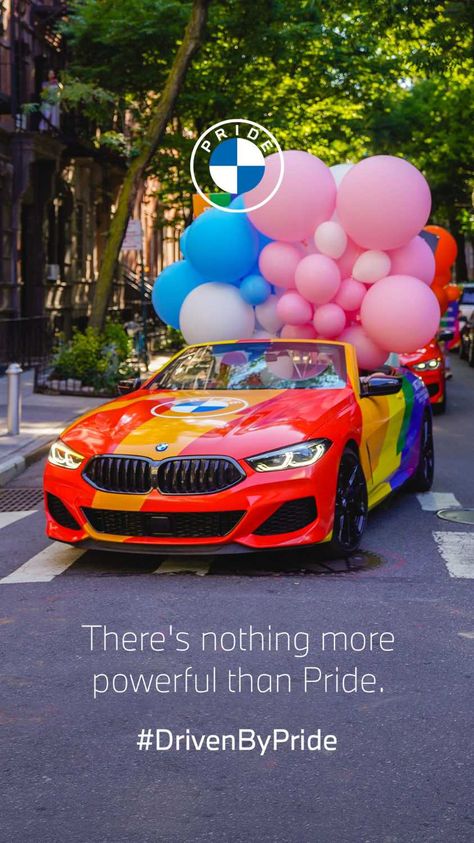 Nyc Pride Parade, Bmw Sport, Pride Colors, Custom Wraps, Bmw Motorcycle, Sports Activities, Time To Celebrate, Rolls Royce, No Equipment Workout